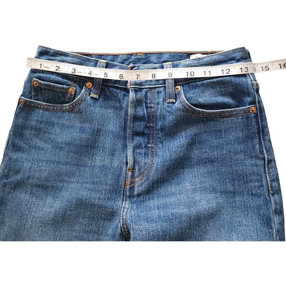 Levi's white oak cone denim jeans, raw hem - Picture 3 of 8